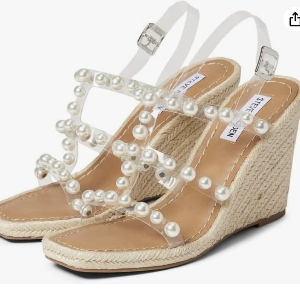 Steve Madden womens Wedge Sandal Mismatch Size 8.5/9.5